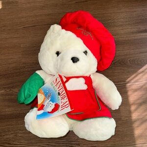 1991 Santa Bear with original bag